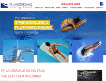 Tablet Screenshot of ftldiveteam.com